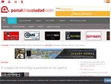 Tablet Screenshot of lalcudia.portaldetuciudad.com