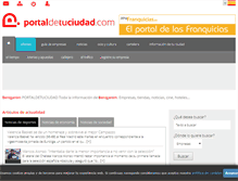 Tablet Screenshot of beniganim.portaldetuciudad.com