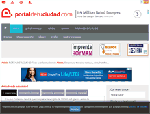 Tablet Screenshot of aldaia.portaldetuciudad.com