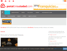 Tablet Screenshot of donbenito.portaldetuciudad.com