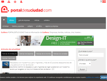 Tablet Screenshot of guillena.portaldetuciudad.com