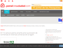 Tablet Screenshot of coria.portaldetuciudad.com