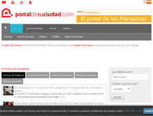 Tablet Screenshot of cazalladelasierra.portaldetuciudad.com