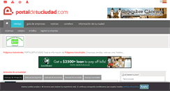 Desktop Screenshot of poligonosindustriales.sevilla.portaldetuciudad.com