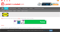 Desktop Screenshot of burgos.portaldetuciudad.com