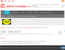 Tablet Screenshot of burgos.portaldetuciudad.com