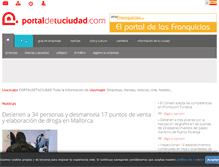 Tablet Screenshot of llucmajor.portaldetuciudad.com