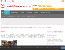 Tablet Screenshot of losbarrios.portaldetuciudad.com